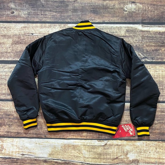 Vintage Pittsburgh Pirates STARTER Jacket Size Small MLB Baseball Satin Bomber - Picture 2 of 11